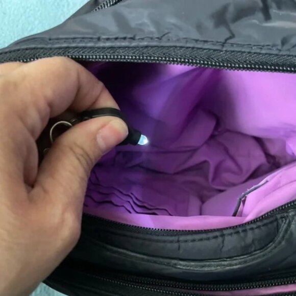 TRAVELON’s Anti-Theft Black Nylon Crossbody Bag - Picture 10 of 16